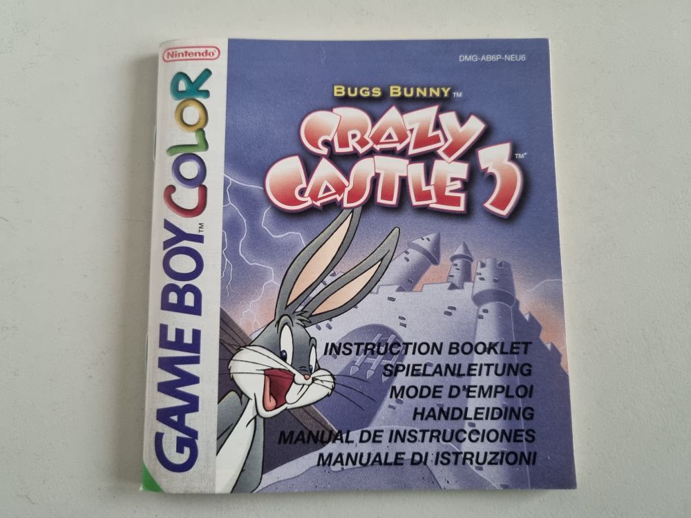 (Bild für) GBC Bugs Bunny - Crazy Castle 3 NEU6 Anleitung - zum Schließen ins Bild klicken