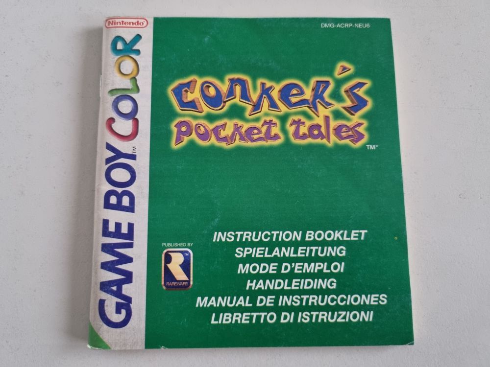 (Bild für) GBC Conker's Pocket Tales NEU6 Anleitung - zum Schließen ins Bild klicken