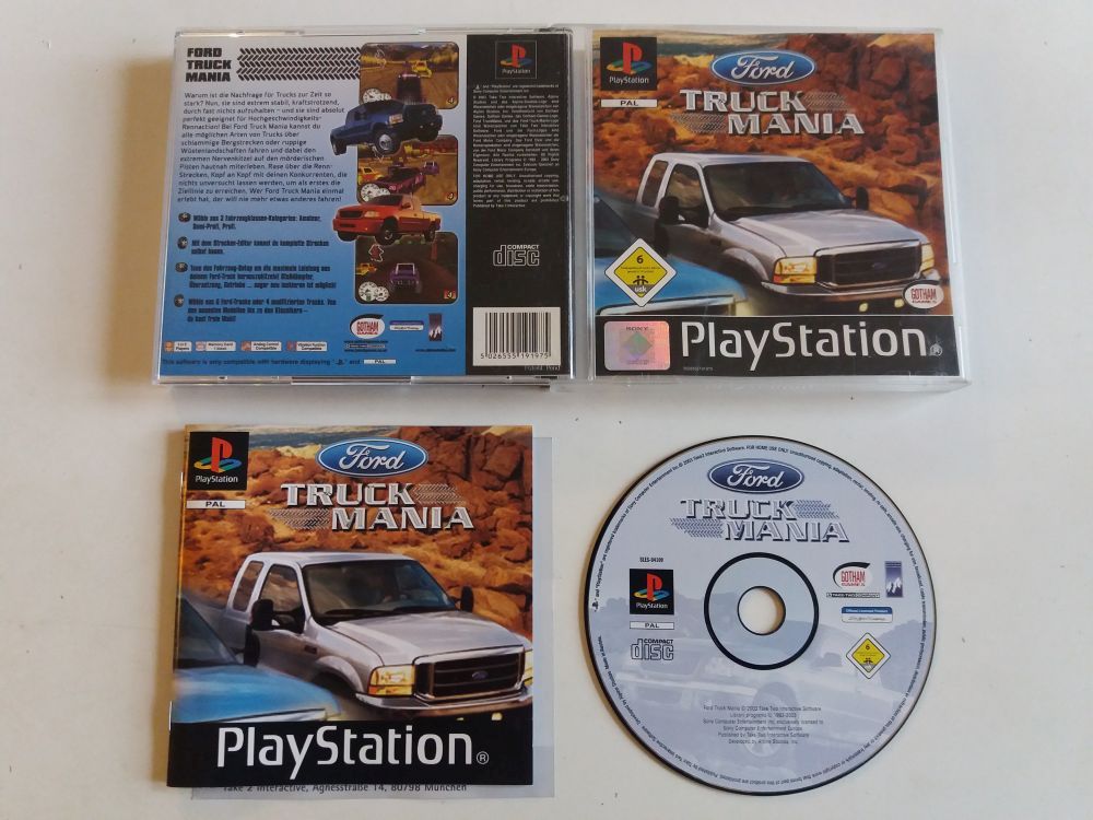 (Bild für) PS1 Ford Truck Mania - zum Schließen ins Bild klicken