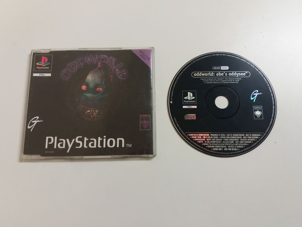 PS1 Oddworld Abe's Oddysee Promo version - zum Schließen ins Bild klicken