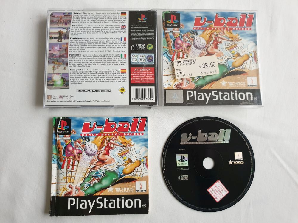 (Bild für) PS1 V-Ball Beach Volley Heroes - zum Schließen ins Bild klicken