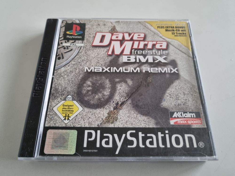 (Bild für) PS1 Dave Mirra freestyle BMX - Maximum Remix - zum Schließen ins Bild klicken