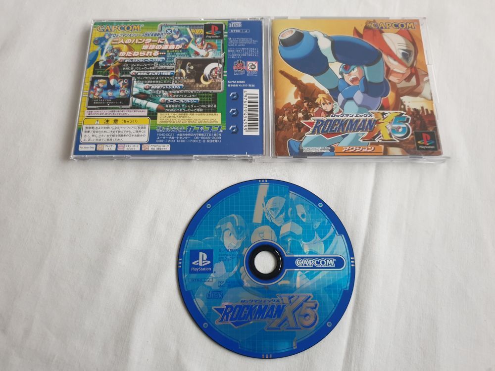 (Bild für) PS1 Rockman X5 - zum Schließen ins Bild klicken