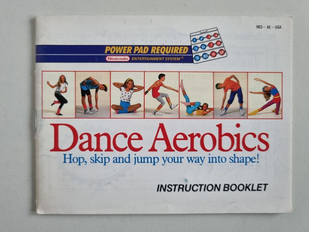 NES Dance Aerobics USA Manual - zum Schließen ins Bild klicken