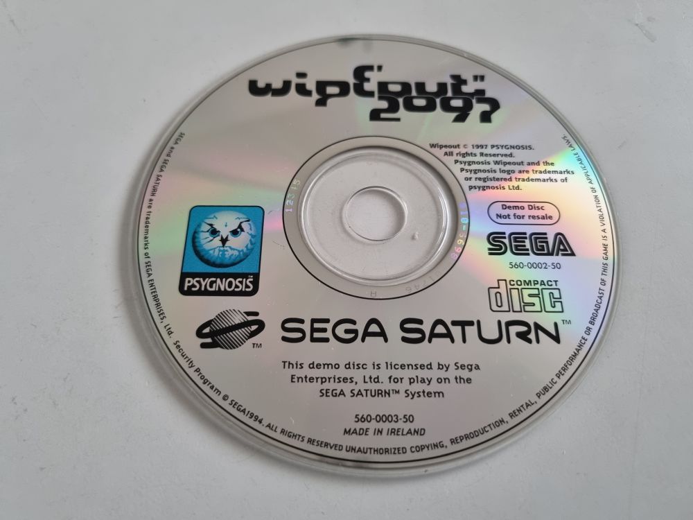 (Bild für) SAT Wipeout 2097 - Demo Disc - zum Schließen ins Bild klicken