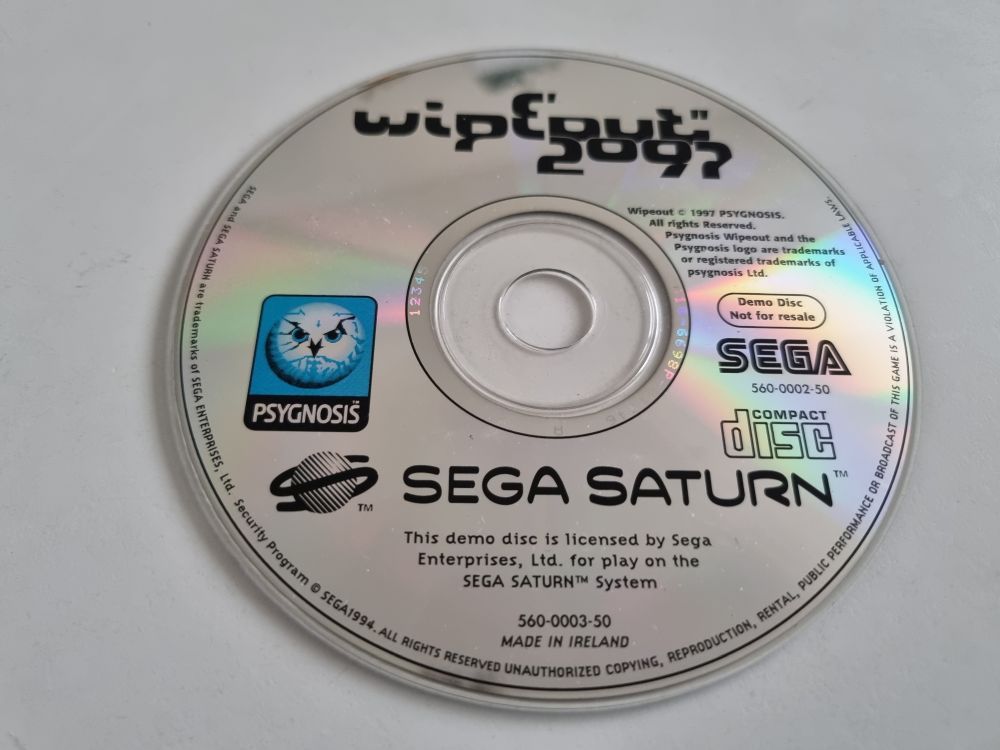(Bild für) SAT Wipeout 2097 - Demo Disc - zum Schließen ins Bild klicken