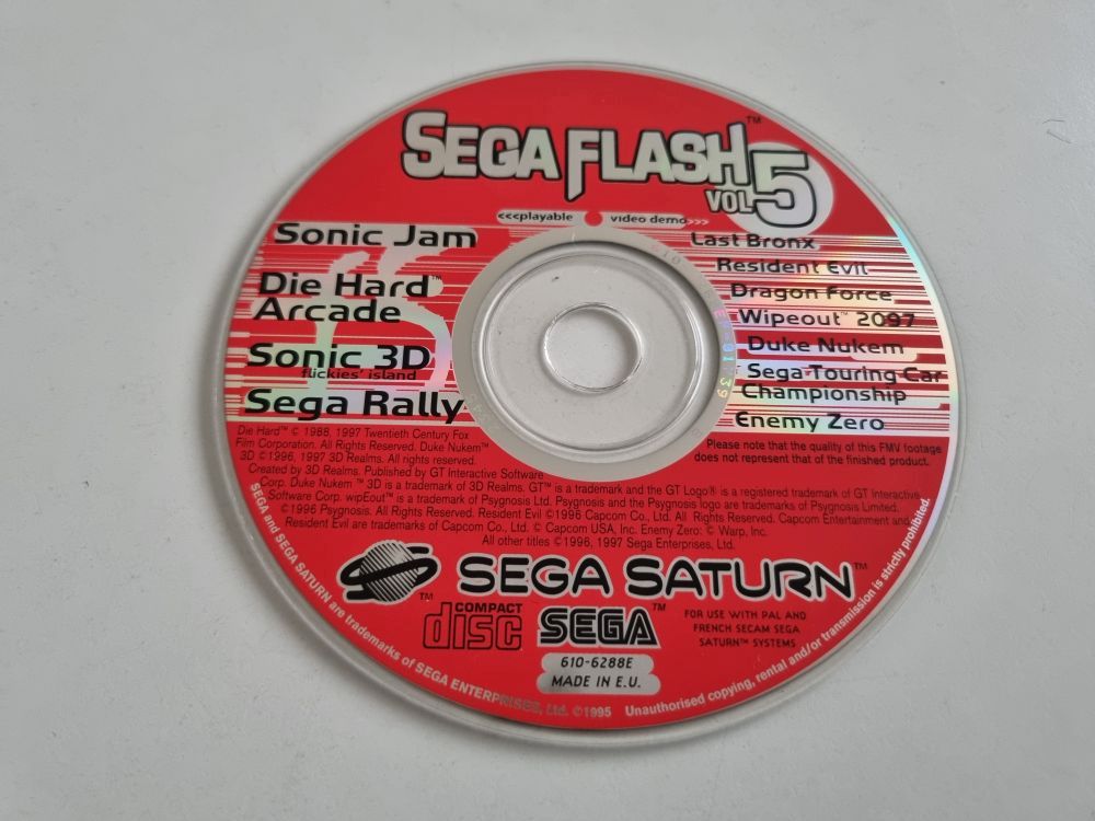 (Bild für) SAT Sega Flash Vol. 5 - zum Schließen ins Bild klicken