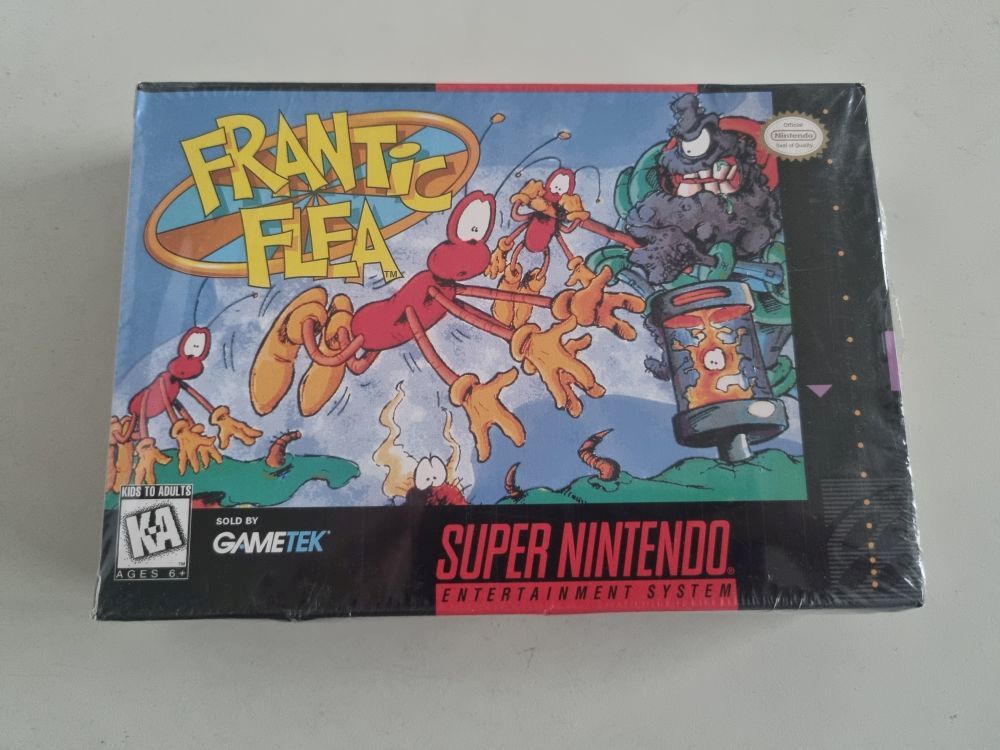 SNES Frantic Flea USA - zum Schließen ins Bild klicken