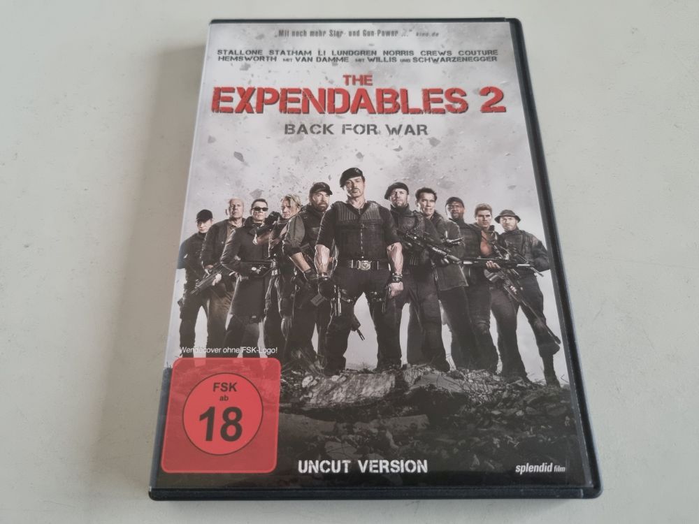 DVD The Expendables 2 - Back for War - Click Image to Close