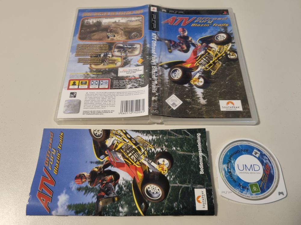 PSP ATV Offroad Fury - Blazin' Trails - zum Schließen ins Bild klicken