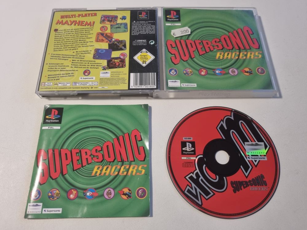 (Bild für) PS1 Supersonic Racers - zum Schließen ins Bild klicken