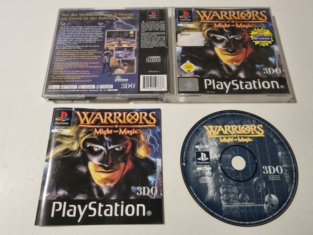 (Bild für) PS1 Warriors of Might & Magic - zum Schließen ins Bild klicken