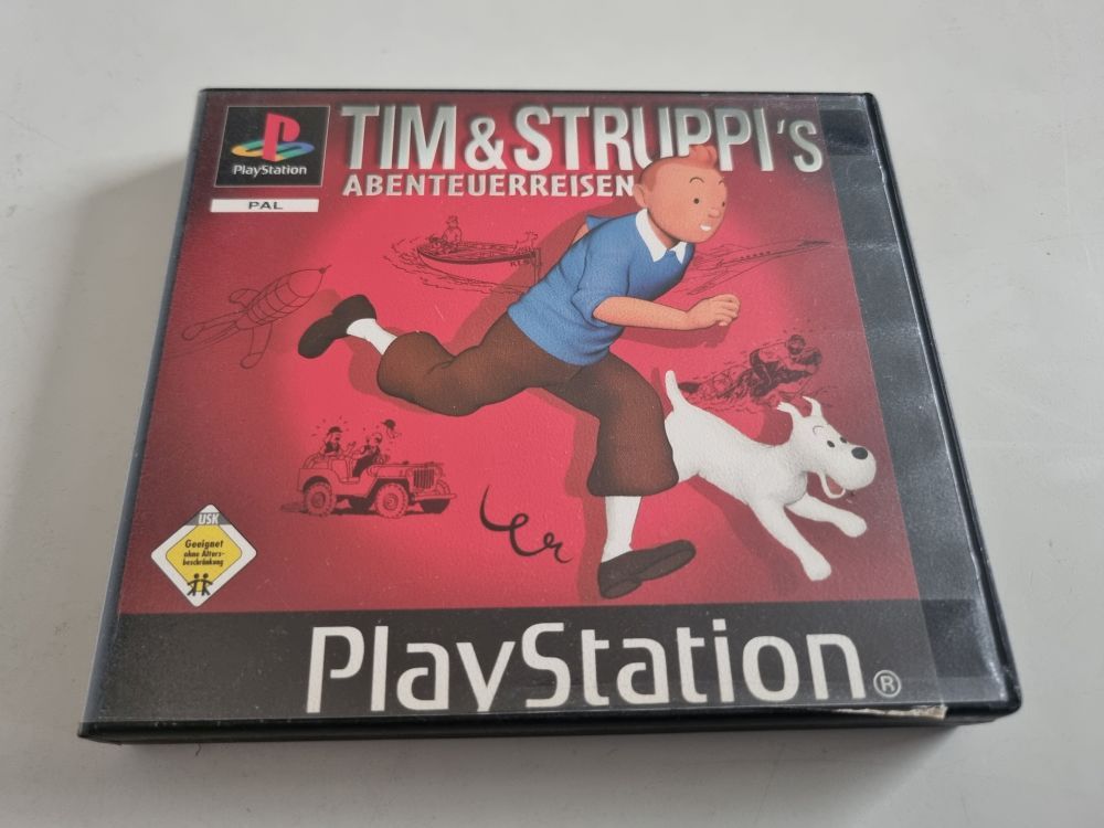 (Bild für) PS1 Tim & Struppi's Abenteuerreisen - zum Schließen ins Bild klicken