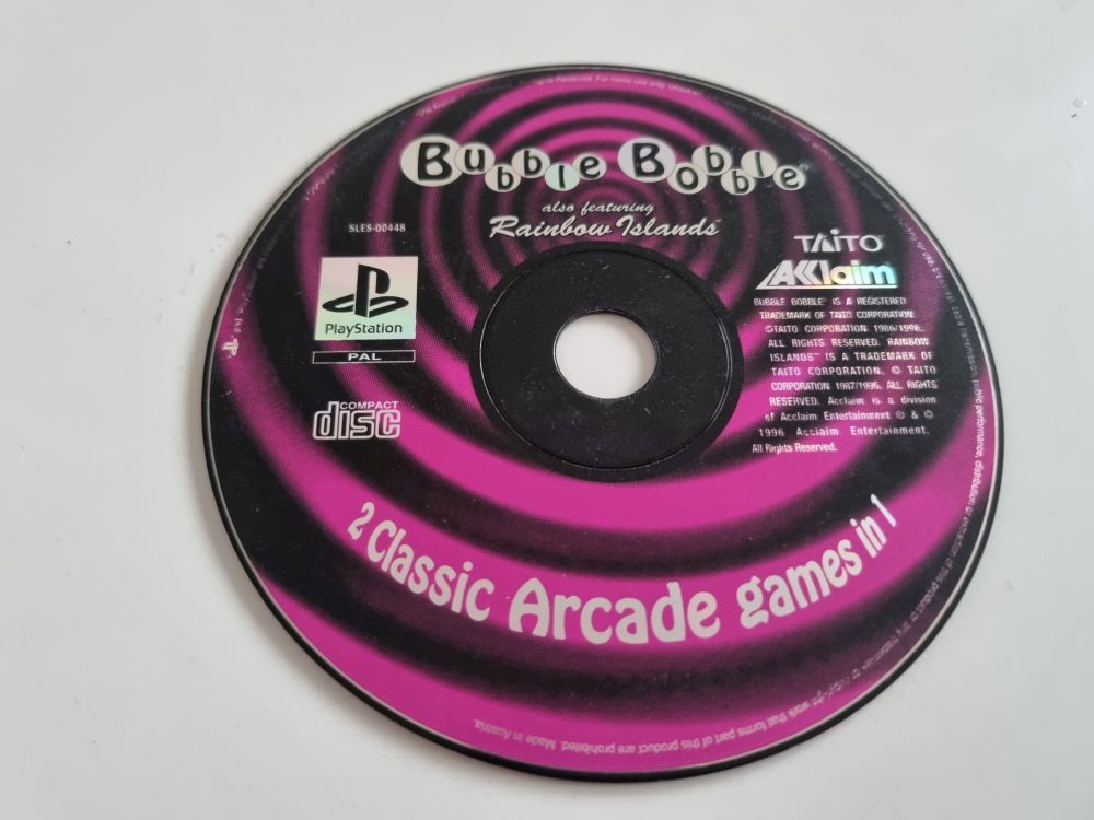 (Bild für) PS1 Bubble Bobble also featuring Rainbow Islands - zum Schließen ins Bild klicken