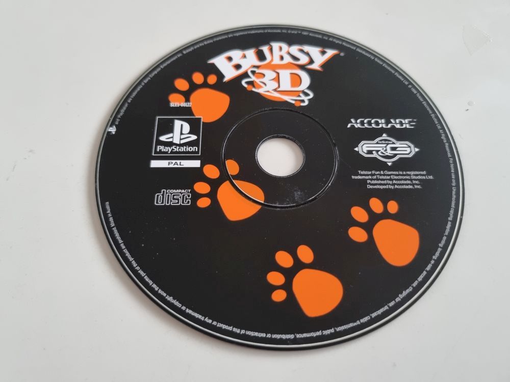 (Bild für) PS1 Bubsy 3D - zum Schließen ins Bild klicken