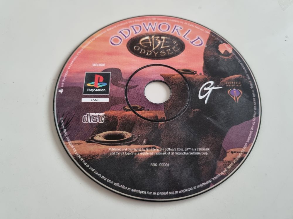 (Bild für) PS1 Oddworld - Abe's Oddysee - zum Schließen ins Bild klicken