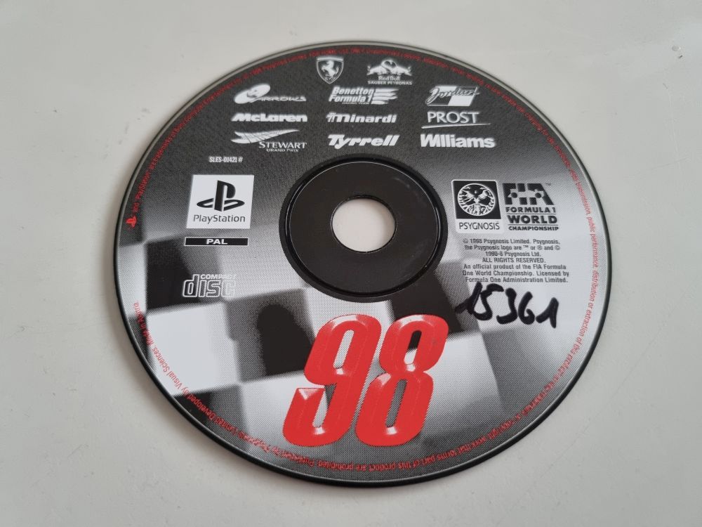 (Bild für) PS1 Formel 1 98 - zum Schließen ins Bild klicken