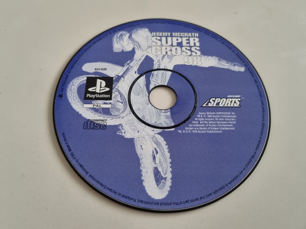 (Bild für) PS1 Jeremy McGrath Super Cross 98 - zum Schließen ins Bild klicken