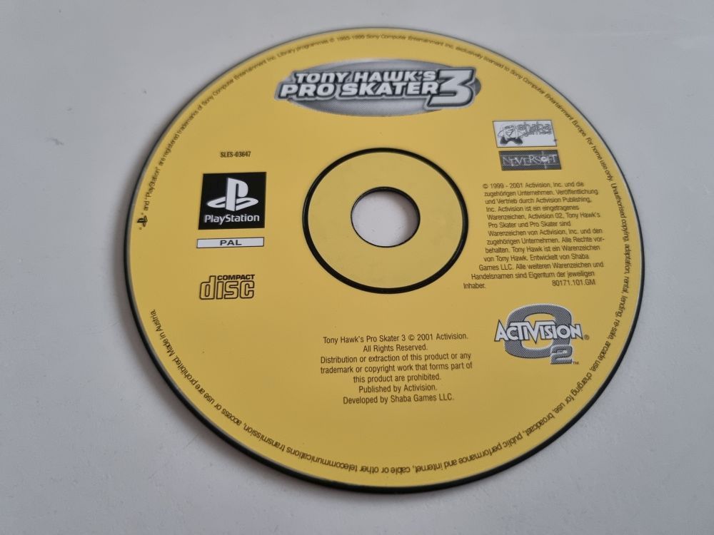 (Bild für) PS1 Tony Hawk's Pro Skater 3 - zum Schließen ins Bild klicken