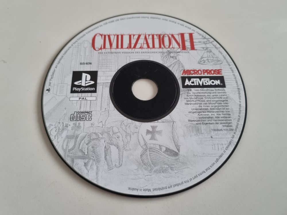 (Bild für) PS1 Civilization II - zum Schließen ins Bild klicken