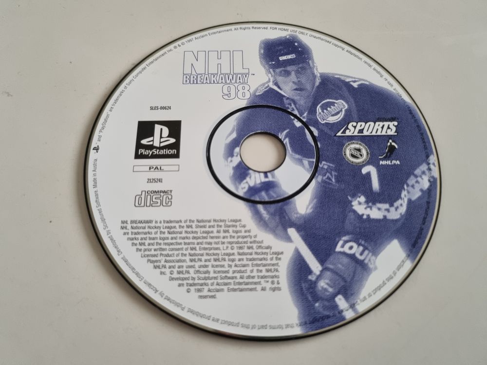 (Bild für) PS1 NHL Breakaway 98 - zum Schließen ins Bild klicken