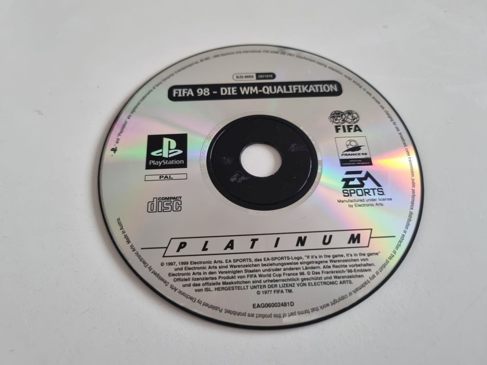 (Bild für) PS1 Fifa 98 - Die WM-Qualifikation - zum Schließen ins Bild klicken