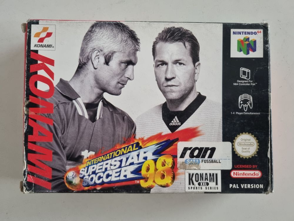 N64 International Superstar Soccer 98 EUR - zum Schließen ins Bild klicken