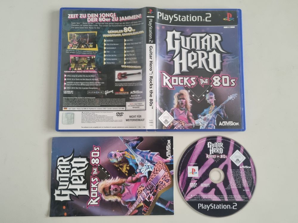 PS2 Guitar Hero: Rocks the 80s - zum Schließen ins Bild klicken