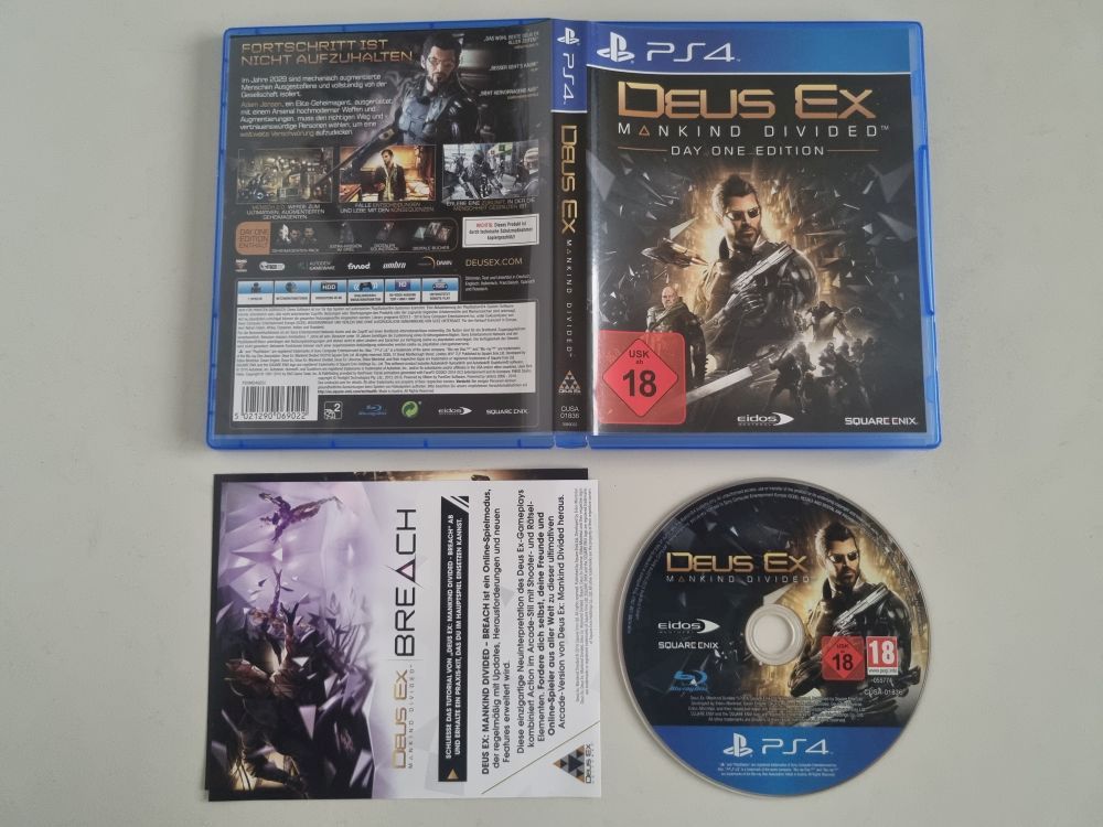 PS4 Deus Ex - Mankind Divided - Day One Edition - Click Image to Close