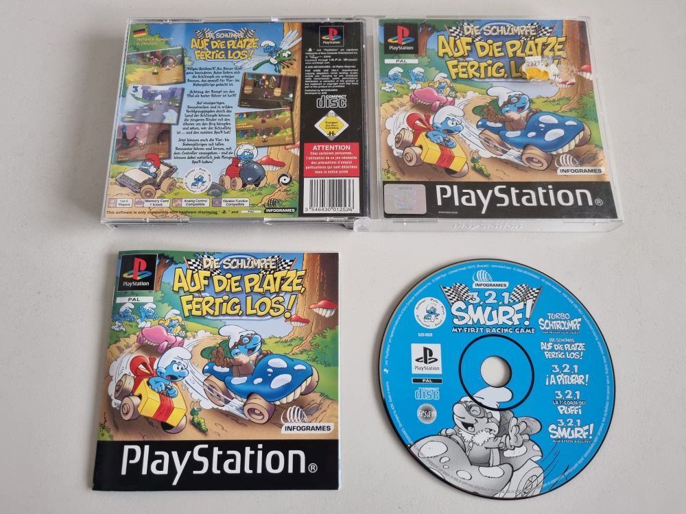 (Bild für) PS1 Die Schlümpfe Auf die Plätze, fertig, los! - zum Schließen ins Bild klicken