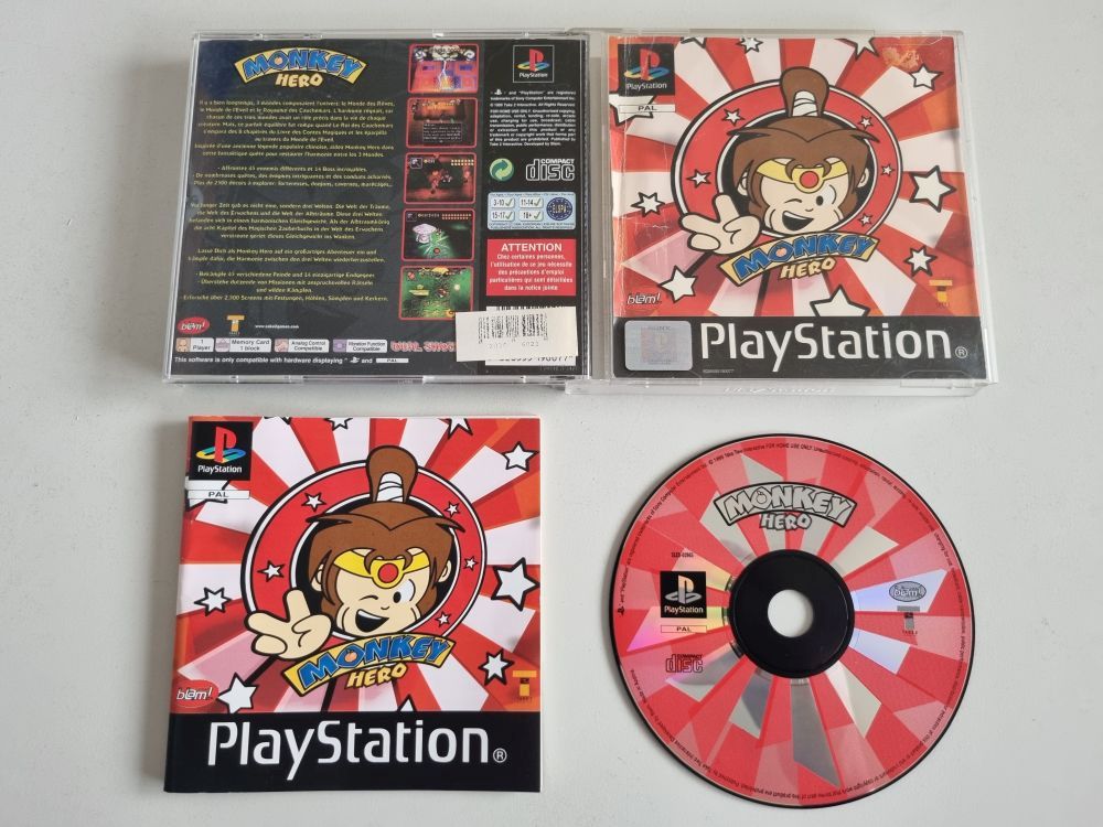 PS1 Monkey Hero - zum Schließen ins Bild klicken