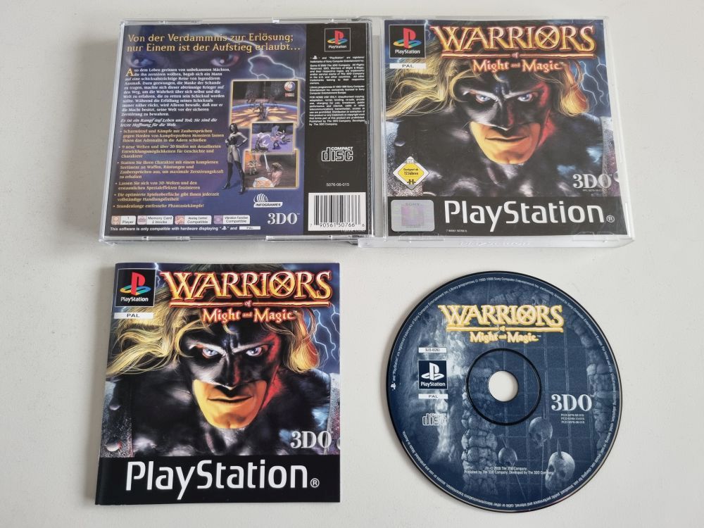 (Bild für) PS1 Warriors of Might & Magic - zum Schließen ins Bild klicken