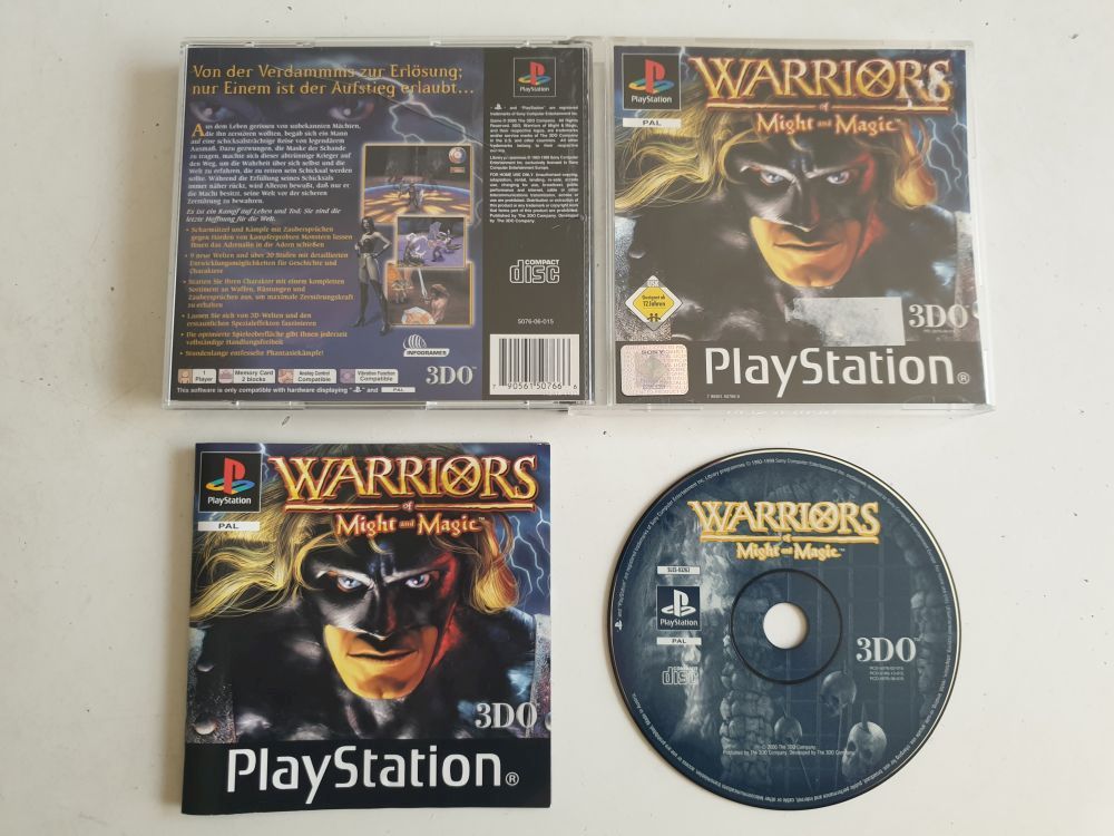 (Bild für) PS1 Warriors of Might & Magic - zum Schließen ins Bild klicken