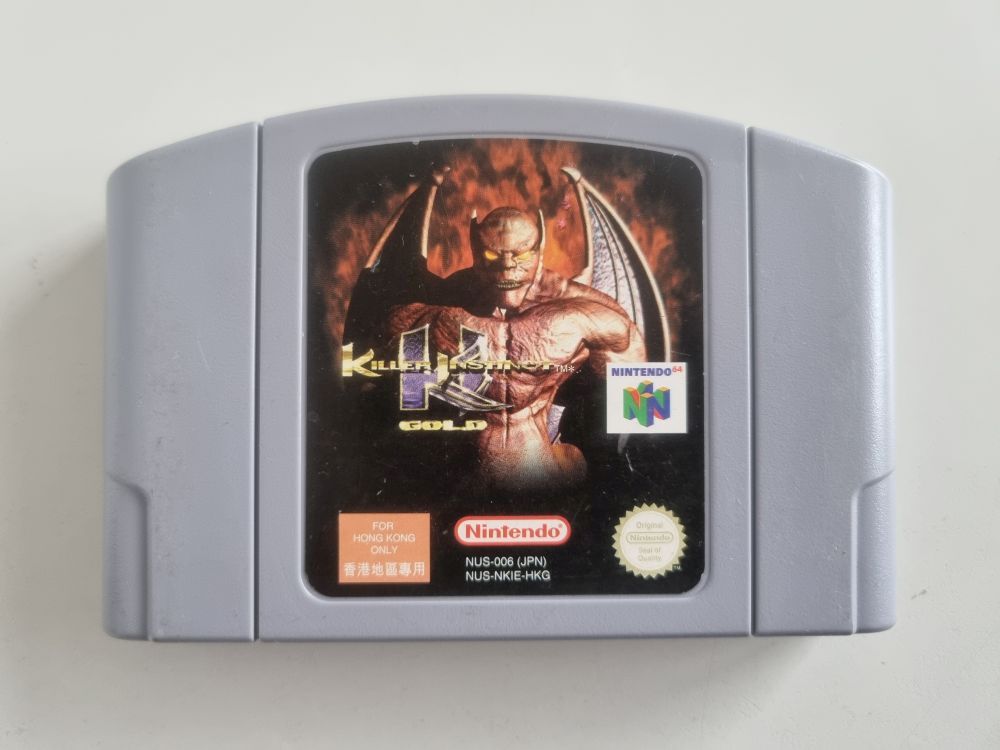 (Bild für) N64 Killer Instinct Gold HKG - zum Schließen ins Bild klicken
