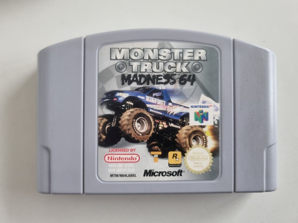 (Bild für) N64 Monster Truck Madness 64 EUR - zum Schließen ins Bild klicken