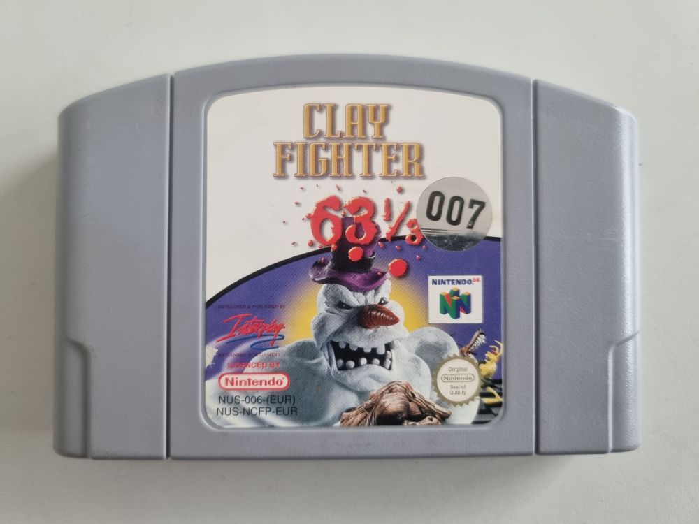 (Bild für) N64 Clay Fighter 63 1/3 EUR - zum Schließen ins Bild klicken