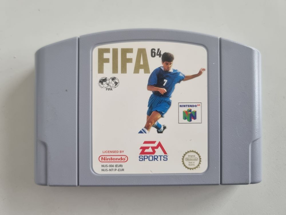 (Bild für) N64 Fifa 64 EUR - zum Schließen ins Bild klicken