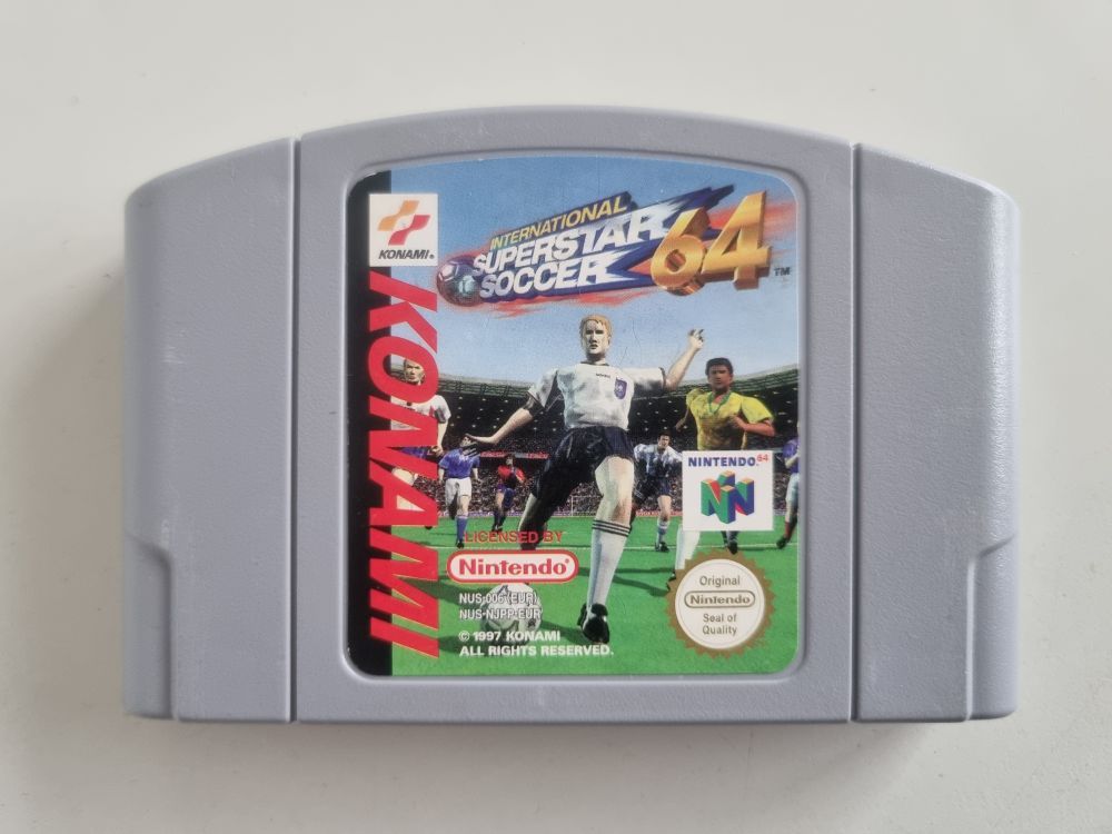 (Bild für) N64 International Superstar Soccer 64 EUR - zum Schließen ins Bild klicken