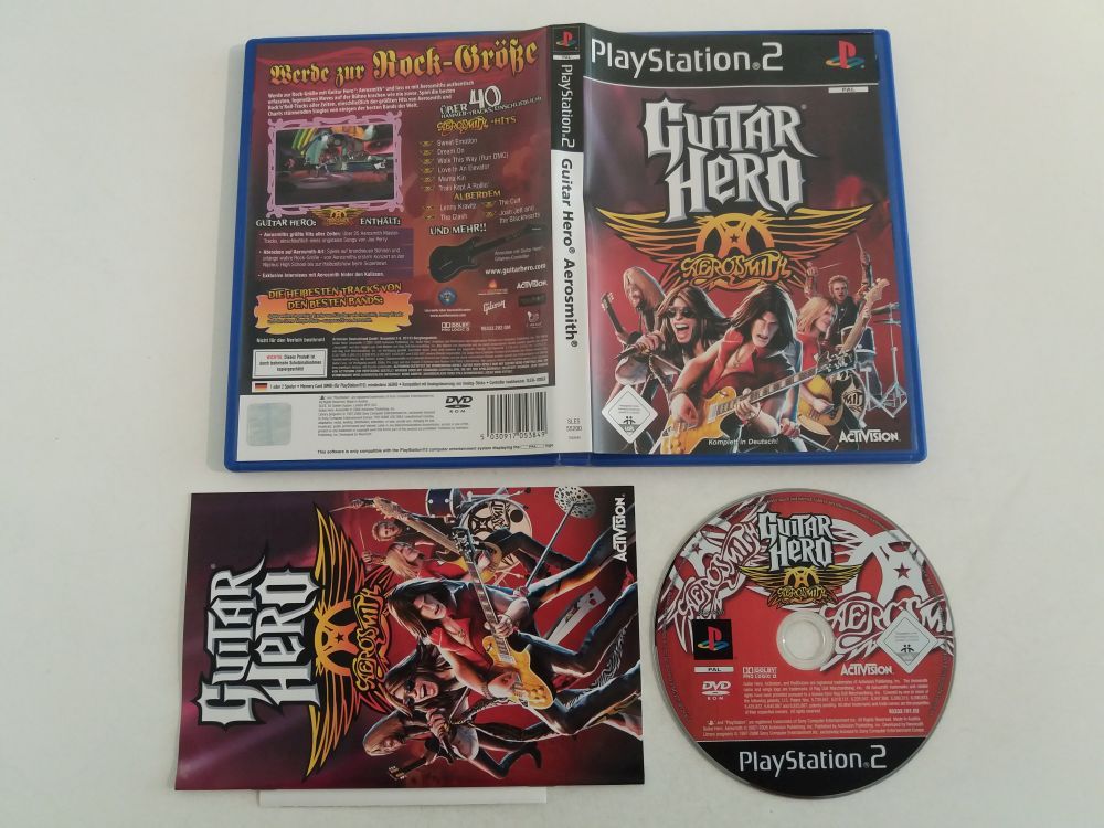 PS2 Guitar Hero Aerosmish - zum Schließen ins Bild klicken