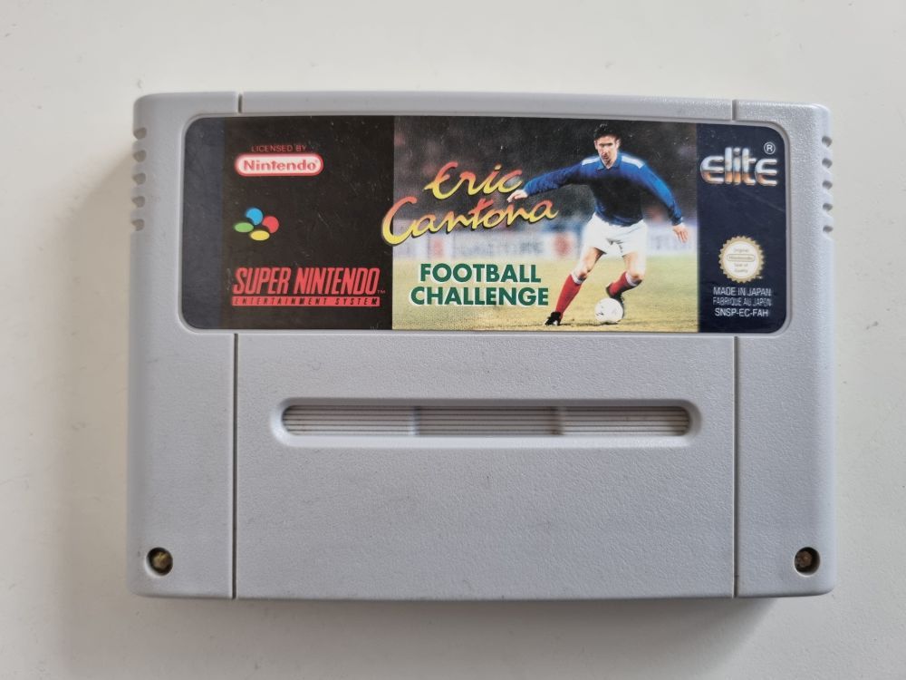 (Bild für) SNES Eric Cantona Football Challenge FAH - zum Schließen ins Bild klicken