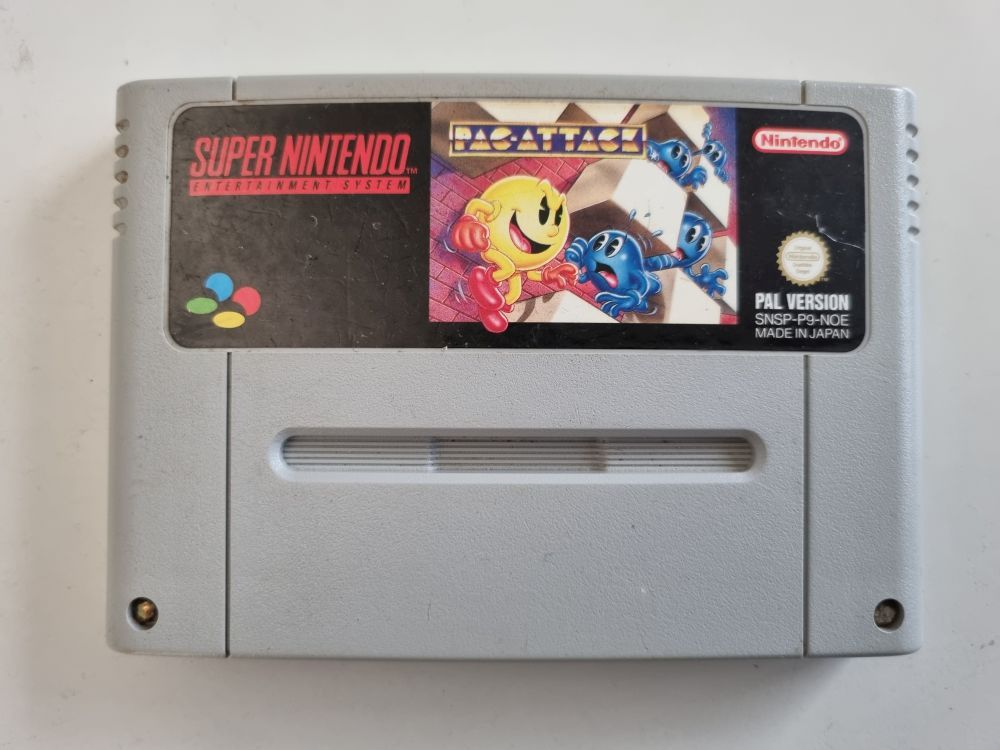 (Bild für) SNES Pac-Attack NOE - zum Schließen ins Bild klicken
