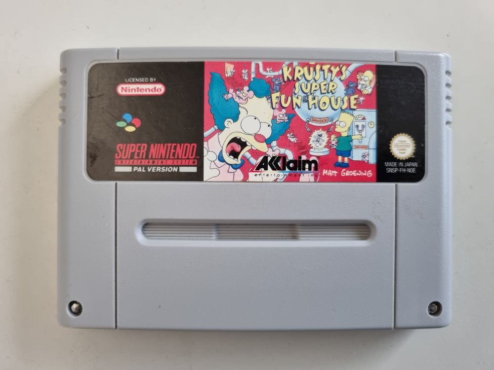 (Bild für) SNES Krusty's Super Fun House NOE - zum Schließen ins Bild klicken