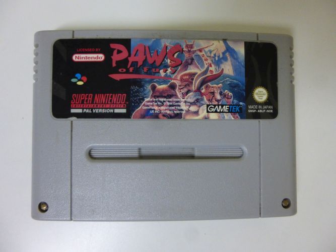 SNES Paws of Fury NOE - zum Schließen ins Bild klicken