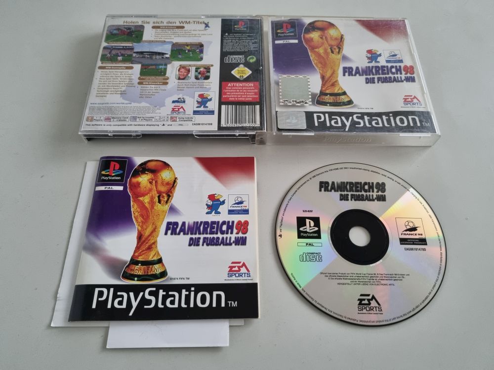 (Bild für) PS1 Frankreich 98 - Die Fussball-WM - zum Schließen ins Bild klicken