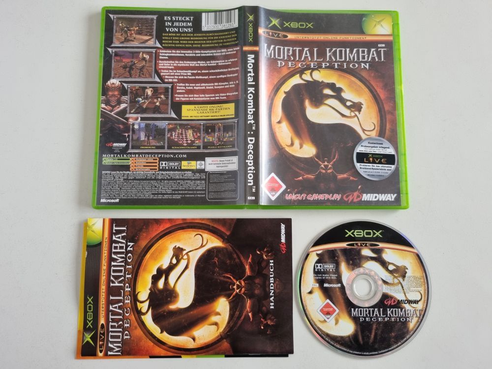 mortal kombat deception xbox