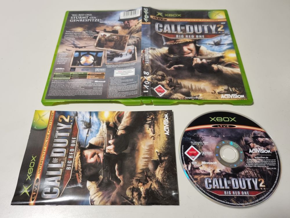 xbox call of duty 2 big red one