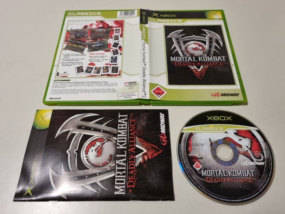 Xbox Mortal Kombat - Deadly Alliance - zum Schließen ins Bild klicken