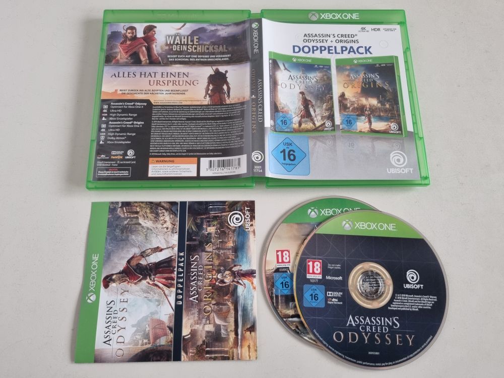 Xbox One Assassin's Creed Odyssey + Origins Doppelpack - zum Schließen ins Bild klicken