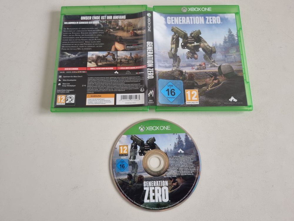 Xbox One Generation Zero - zum Schließen ins Bild klicken