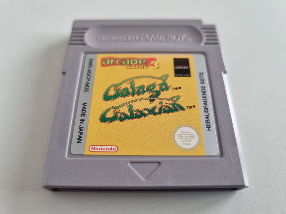 (Bild für) GB Arcade Classics No. 3 - Galaga / Galaxian NOE - zum Schließen ins Bild klicken